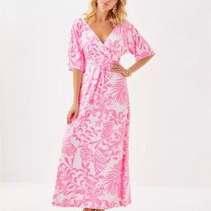 Lilly Pulitzer Parigi Maxi Dress - Rousseau Pink Size M